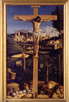 Il crocifisso con cimitero ebraico, Giovanni Bellini