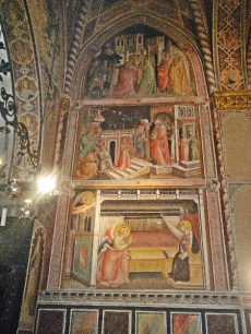Cappella della Sacra Cintola (parete sinistra)